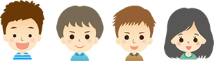 福祉分野を専攻している学生さん達